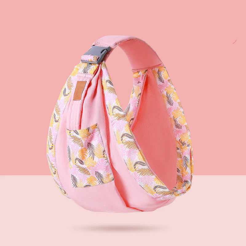 The KiddyGoods™ Horizontal Baby Carrier with Waist Stool