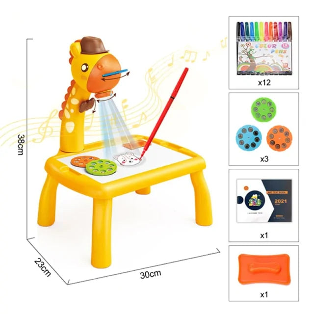 The KiddyGoods™ Children Led Projector Desk