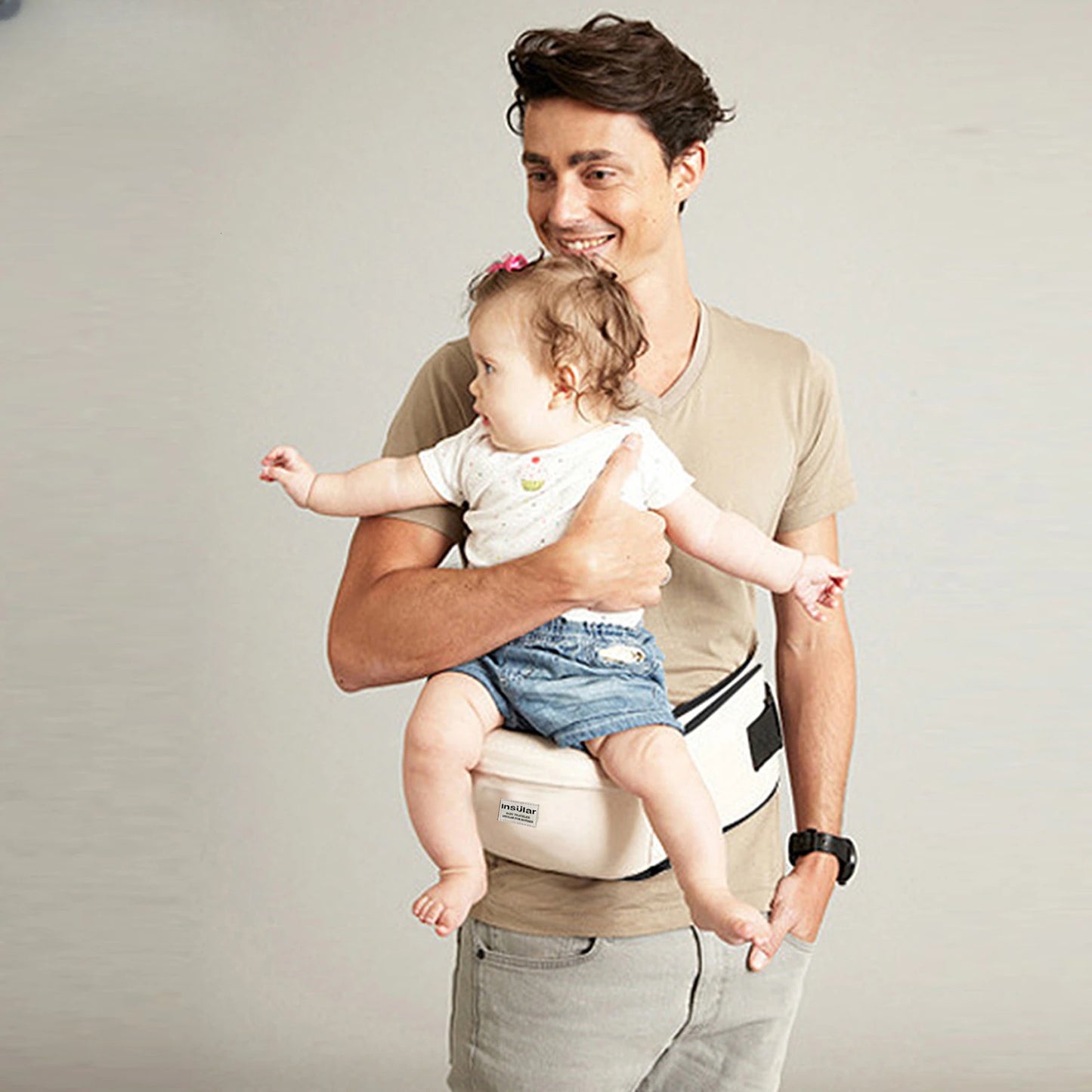 The KiddyGoods™ Baby Carrier Waist Stool Walker