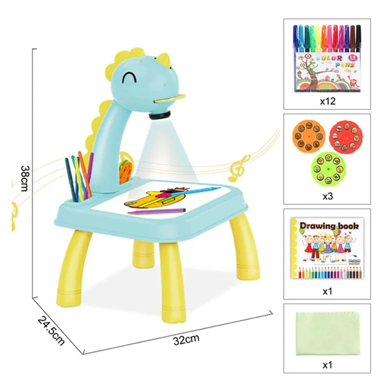 The KiddyGoods™ Children Led Projector Desk
