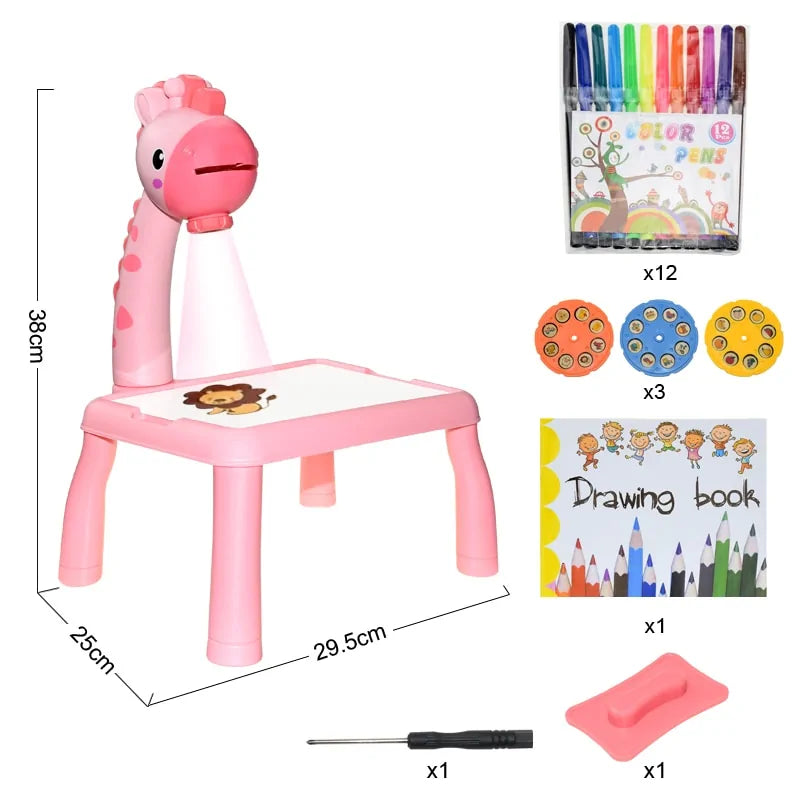 The KiddyGoods™ Children Led Projector Desk