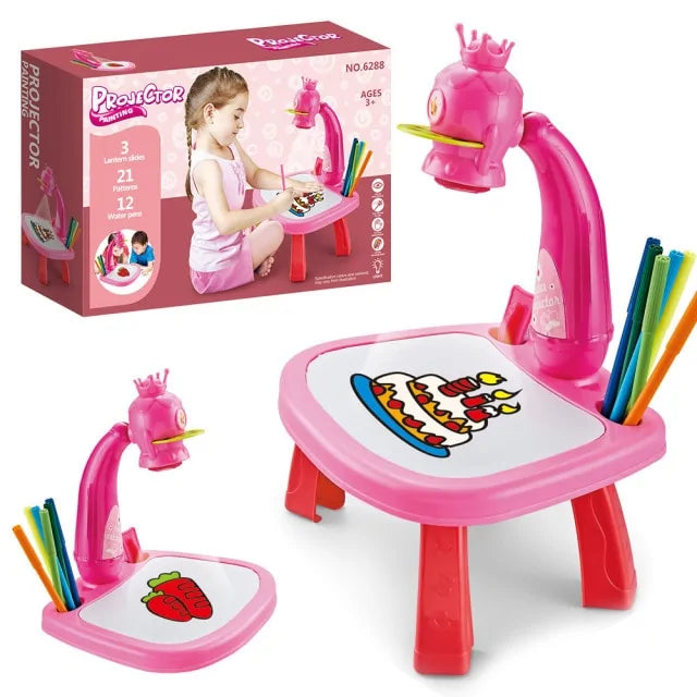 The KiddyGoods™ Children Led Projector Desk