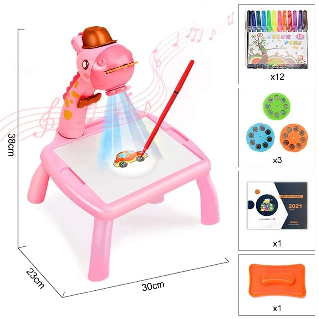 The KiddyGoods™ Children Led Projector Desk