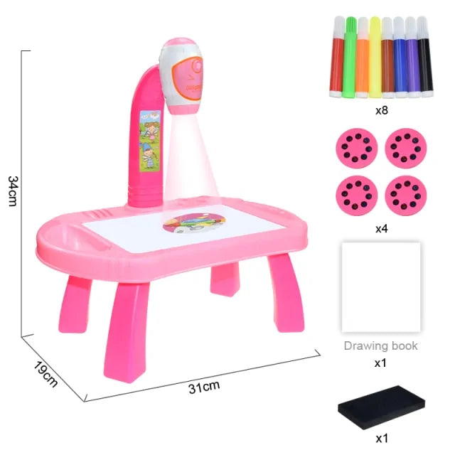 The KiddyGoods™ Children Led Projector Desk