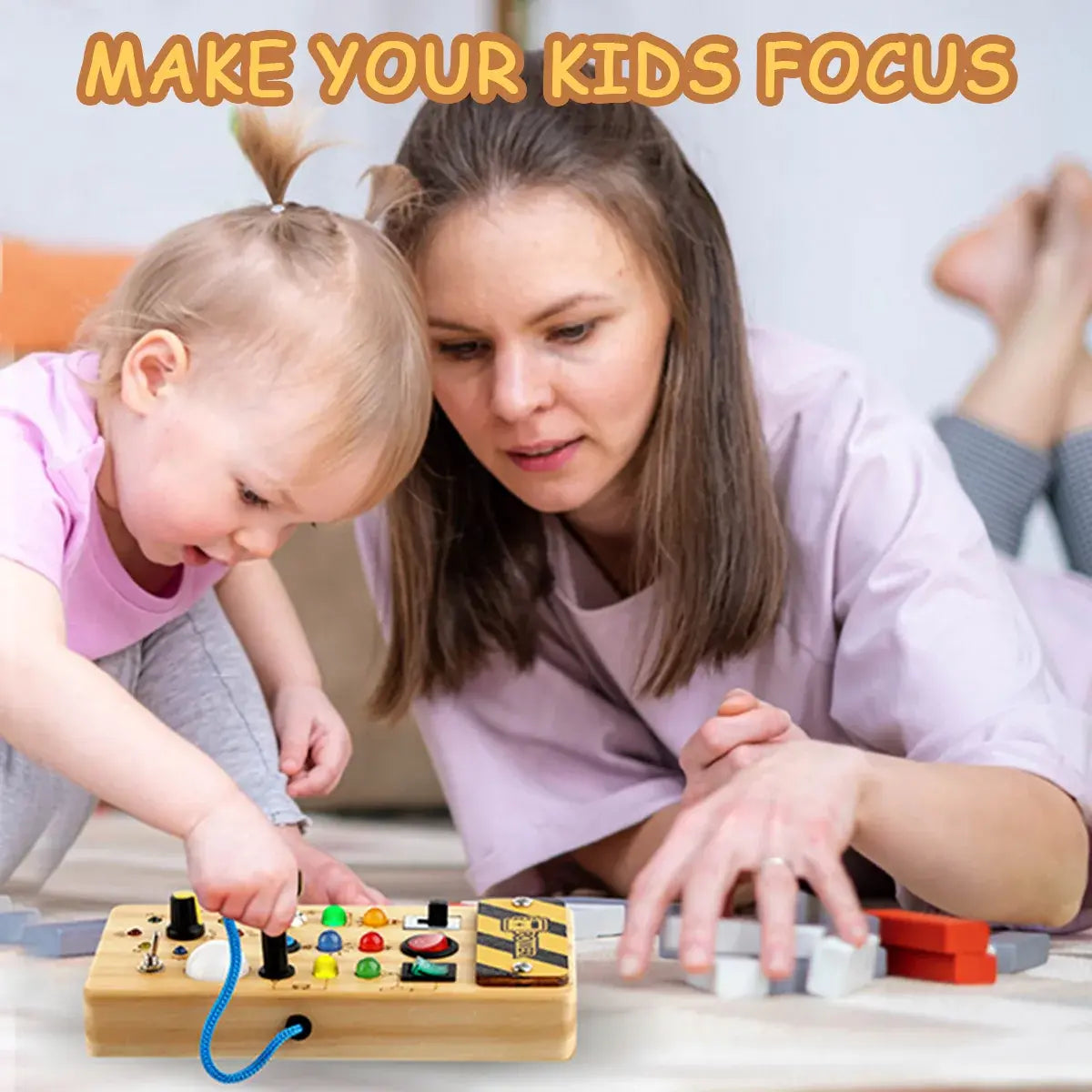 The KiddyGoods™ Busy Board Sensory Toy