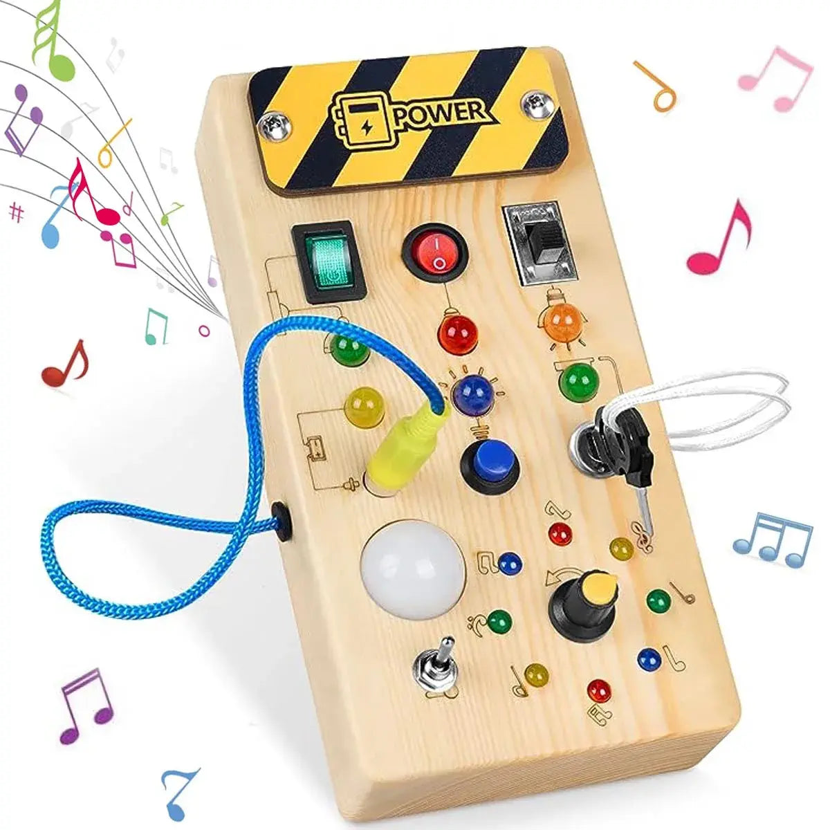 The KiddyGoods™ Busy Board Sensory Toy