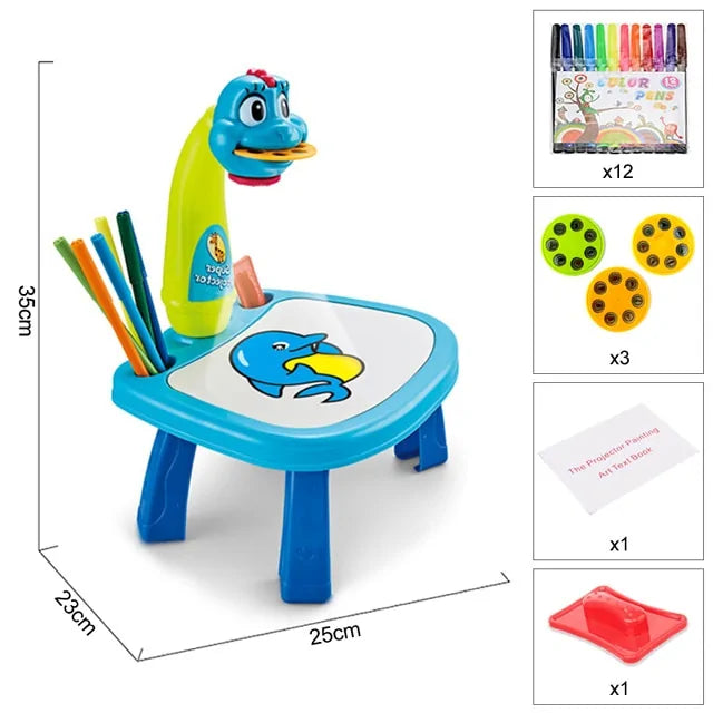The KiddyGoods™ Children Led Projector Desk