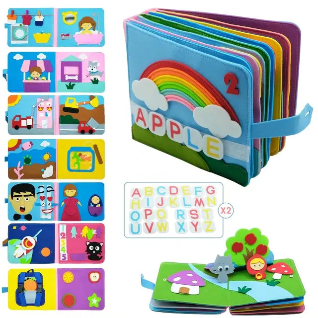 The KiddyGoods™ 3D Baby Story Cloth Book