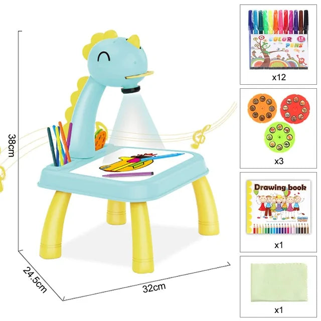 The KiddyGoods™ Children Led Projector Desk