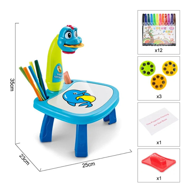 The KiddyGoods™ Children Led Projector Desk