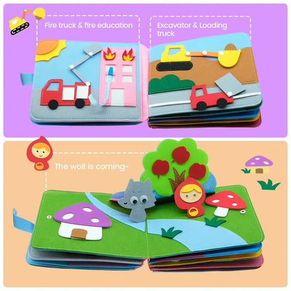 The KiddyGoods™ 3D Baby Story Cloth Book