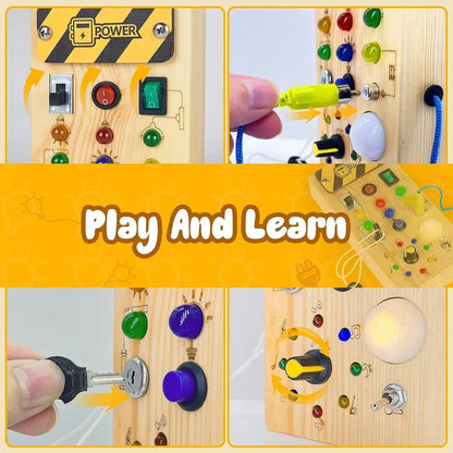 The KiddyGoods™ Busy Board Sensory Toy