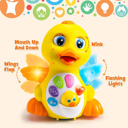The KiddyGoods™ Baby Musical Duck Toy